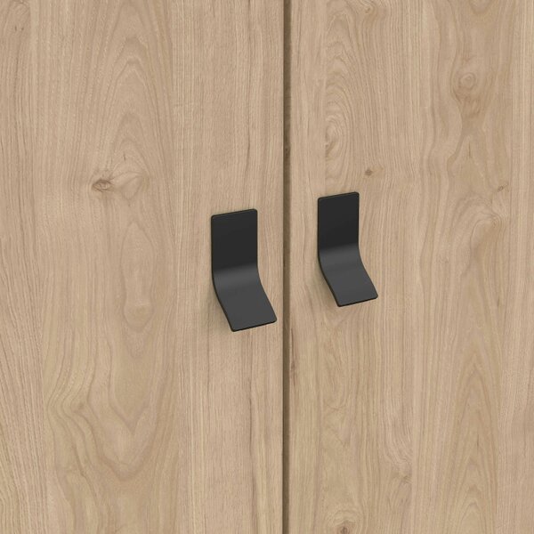 Wyld Haus Juno Wardrobe 3 Doors 3 Drawers Natural Oak