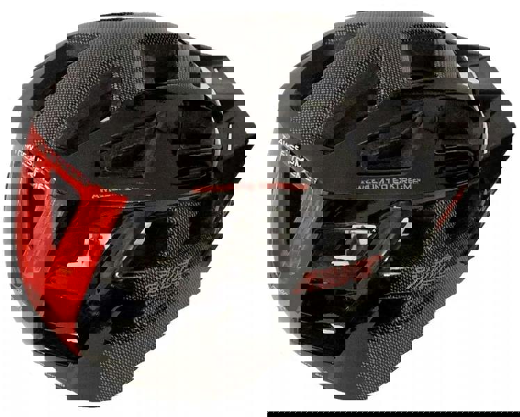 AweRide In Mould Adult Bike Helmet Large 58-61cm Black/Carbon/Red