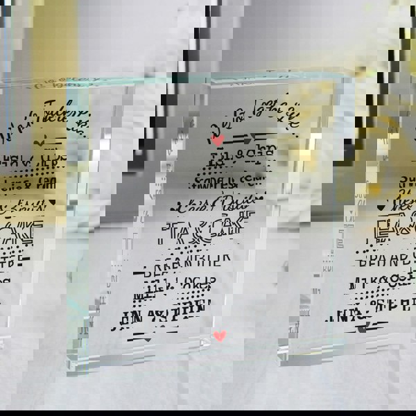 Personalised Memento Company Personalised We Go Together Like... Crystal Token