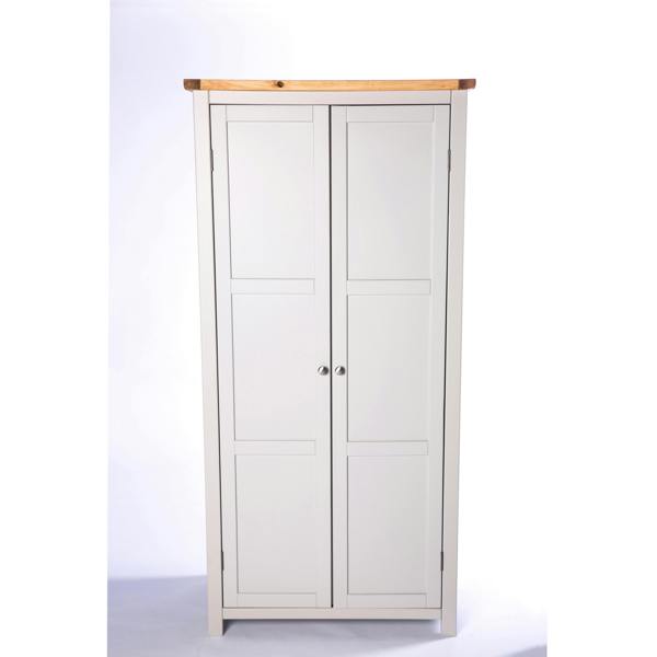 Argenta 2 Door Wardrobe Chrome Knob
