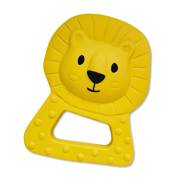 SES Creative Teether Lou Lion - 100% Natural rubber