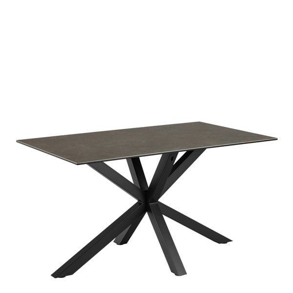 Furniture To Go Heaven Dining Table with Ceramic Black Top 135cm