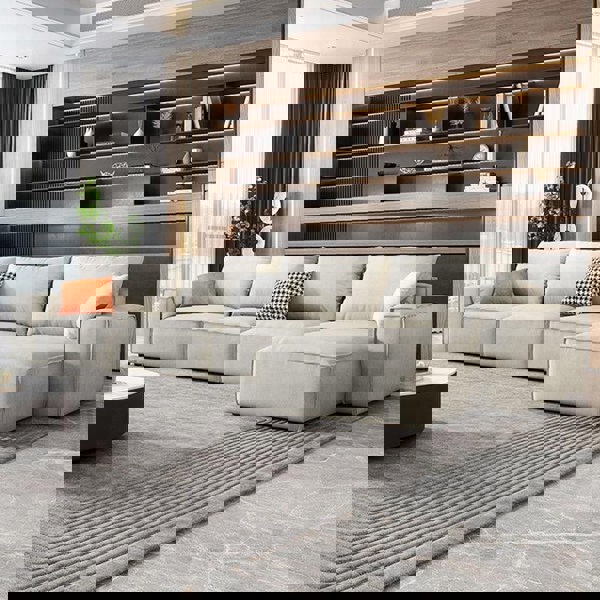 R67 Anselm Three Seater, Four Seater Sofa, Corner Sofa, Leathaire-Weilai Concept-Weilai Concept