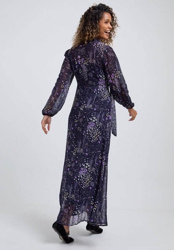 Margot Zodiac Maxi Dress in Multi