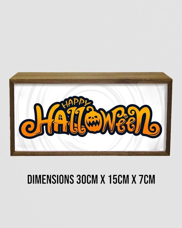 Light Box Home Happy Halloween