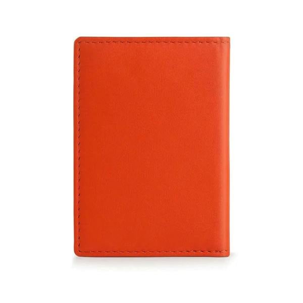 Leather Credit Card Holder Orange-2