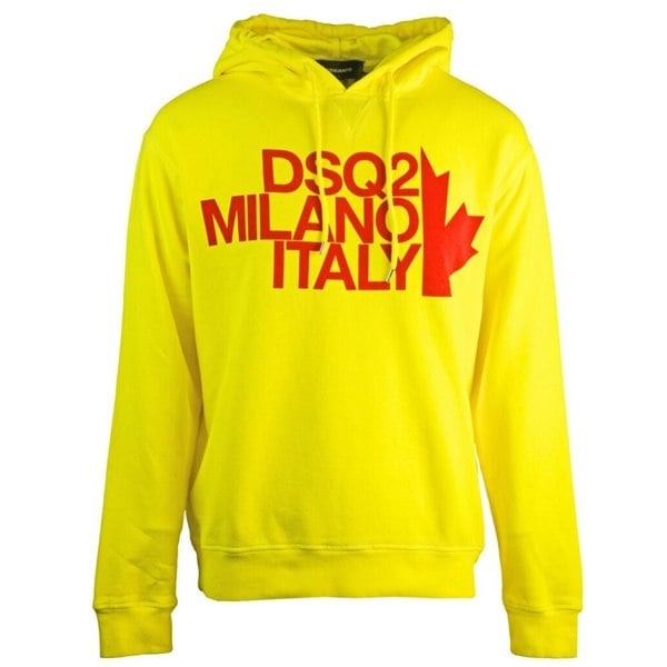Dsquared2 Cool Fit Milano Yellow Hoodie