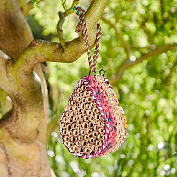 Paper High Teardrop Recycled Cotton Insect & Bee House