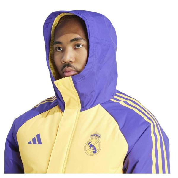 Adidas Mens Condivo 23 Real Madrid CF Parka - Yellow/Purple - 