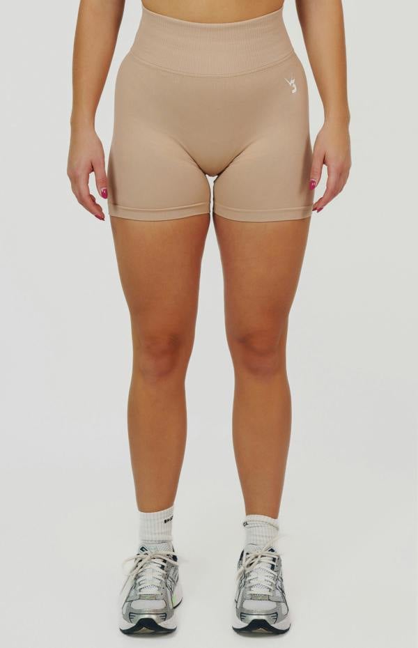 V3 Apparel Form Seamless Scrunch Sports Bra, Leggings & Shorts Set - Dusty Pink