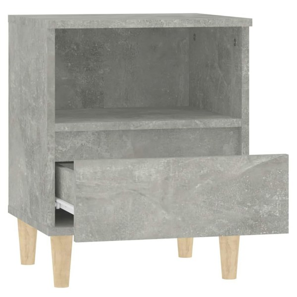 Berkfield Bedside Cabinets 2 pcs Concrete Grey 40x35x50 cm