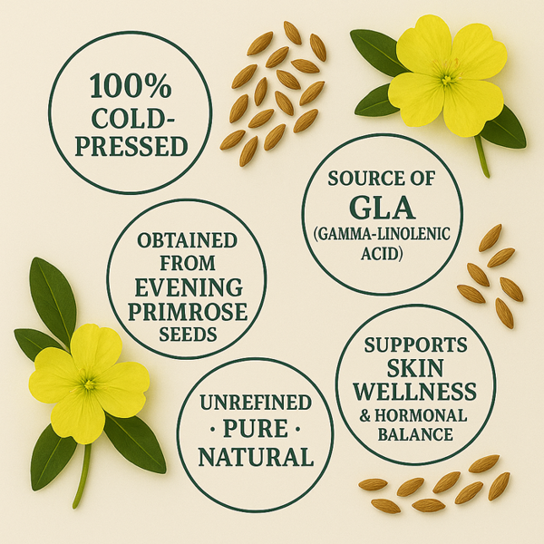 Ol'Vita Evening Primrose Oil | Cold Pressed | Unrefined