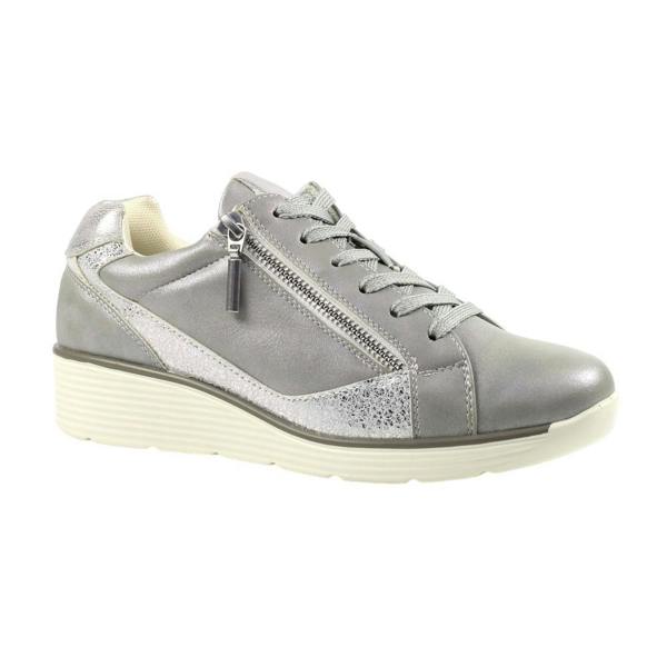 Lunar Womens/Ladies Aubrey Trainers - Grey - 