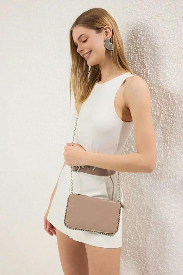 WOVCOR Studded Crossbody Small Wallet Bag