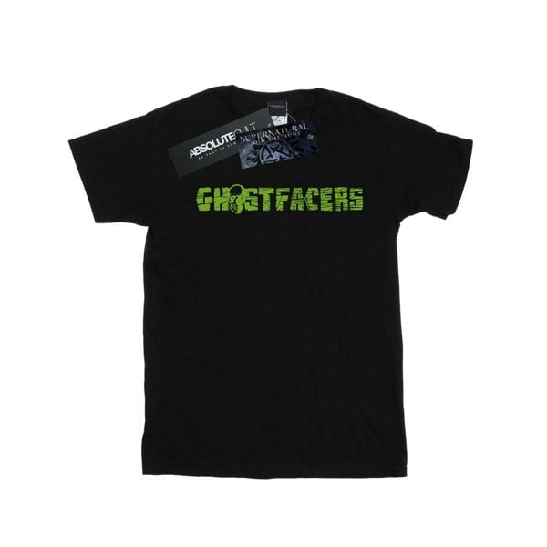 Supernatural Mens Ghostfacers Logo T-Shirt - Black