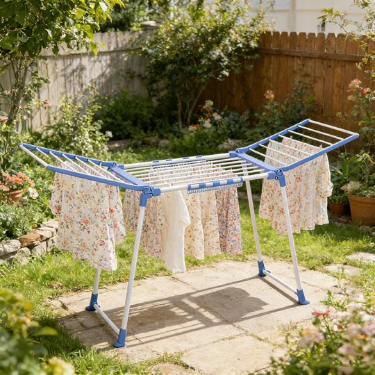 Havendro Large Folding Winged Clothes Airer Drying Rack – Laundry Dryer