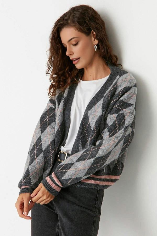 WOVCOR Soft Textured Knit Cardigan