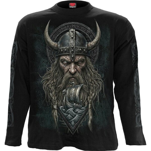 Spiral - VIKING NORSEMAN - Longsleeve T-Shirt Black
