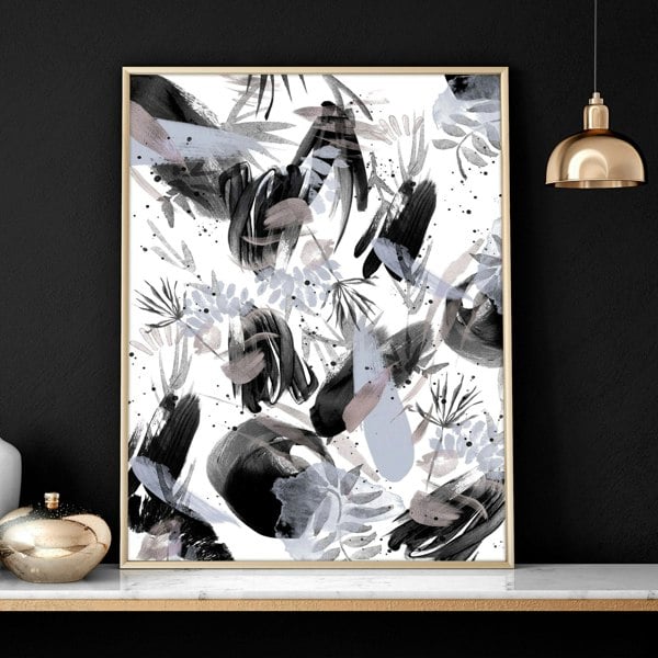 Bathroom wall print | set of 3 Black and White wall prints