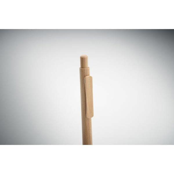 MidOcean Mambo Push Button Bamboo Ballpoint Pen - Wood - 