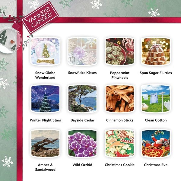 Yankee Candle Advent Calendar Book - Scented Candles Gift Set