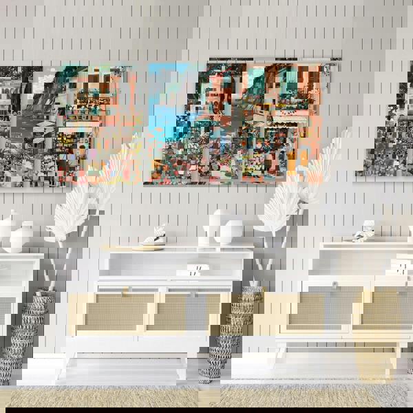 Paintings Living Room | Set of 3 Italian Lifestyle Wall art Prints