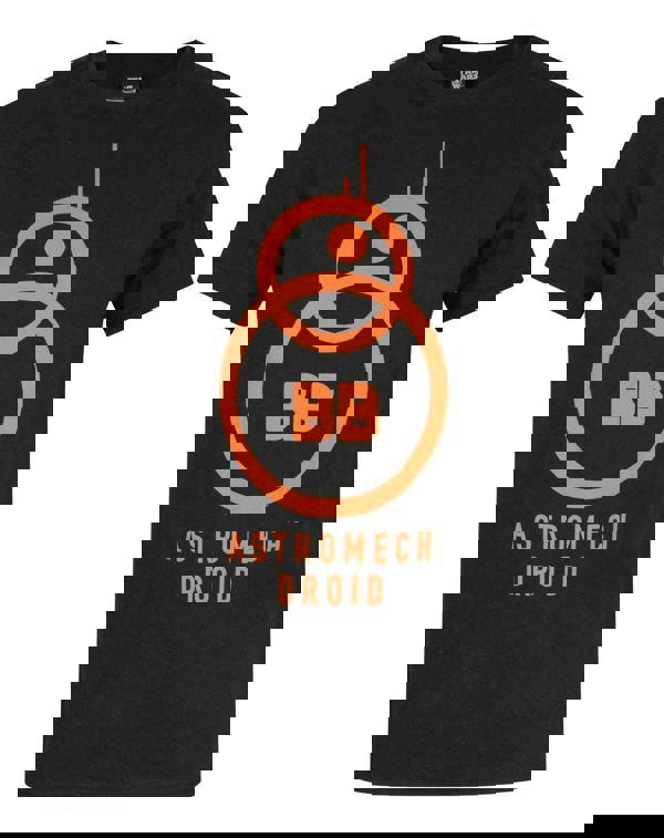 Star Wars Mens Black Bb-8 Short Sleeved T-Shirt