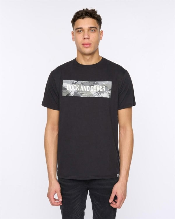 Duck and Cover Wayfirth T-Shirt - Black