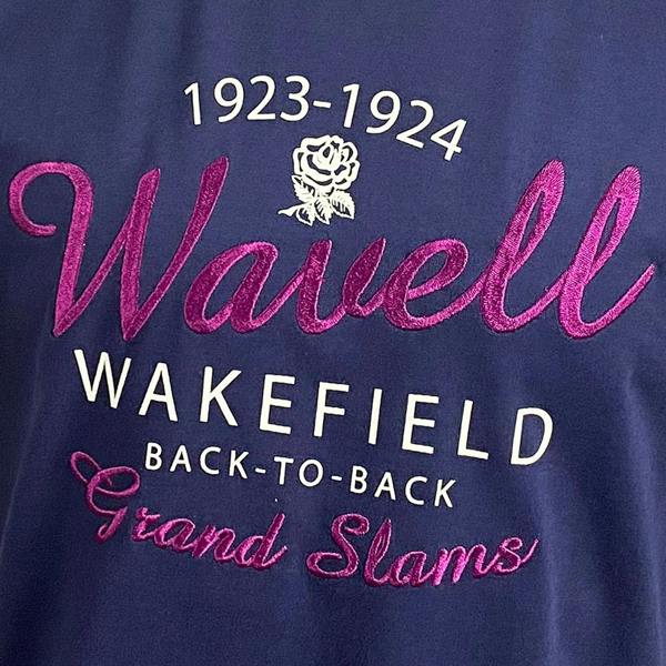 Ellis Rugby England Rugby 1923 T-Shirt 1924 Grand Slam Navy
