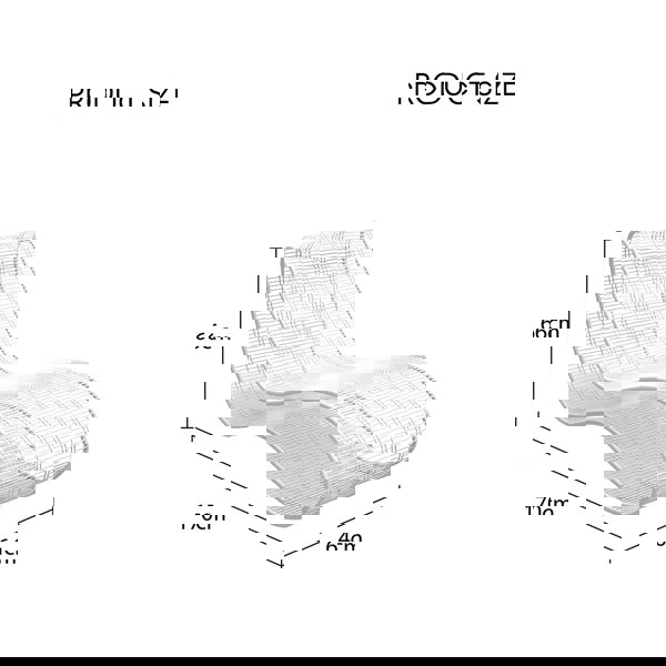 Oceana Sunbathing Bed, Sun Garden Lounger, Sun Chair Lounger, Outdoor Furniture-Weilai Concept-Weilai Concept