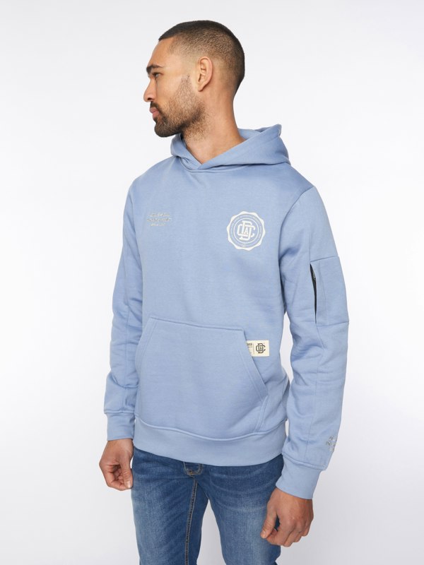 Duck and Cover Keyaan Hoodie - Blue