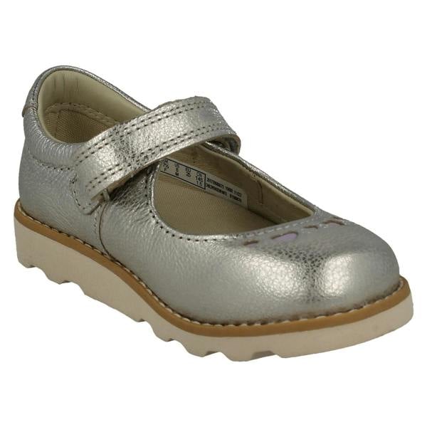 Clarks Girls Clarks  Heart Detailed Mary Jane Style Shoes Crown Jane