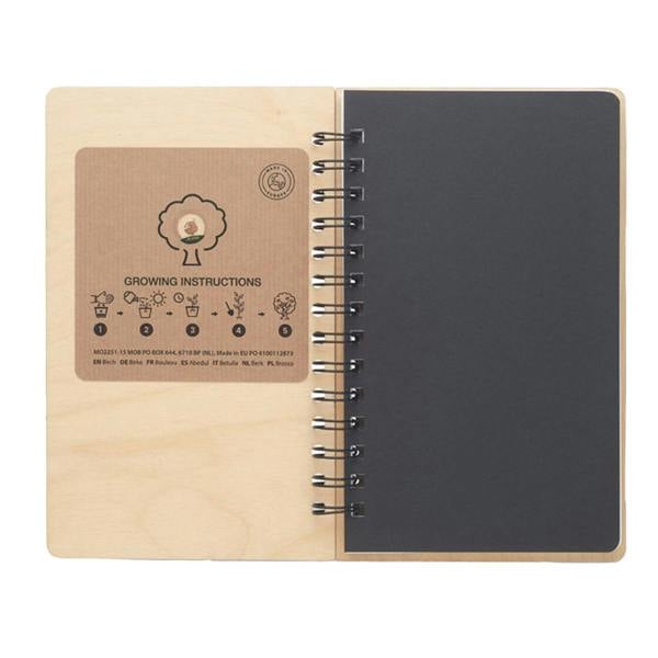 MidOcean Savage Growbook Seed A5 Notebook - Wood - 