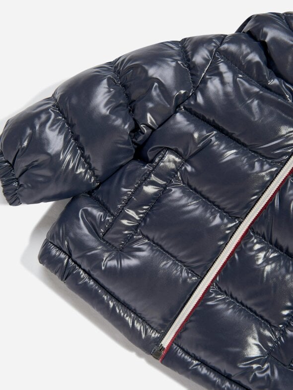 Moncler Enfant Baby Boys Down Padded New Aubert Jacket in Navy