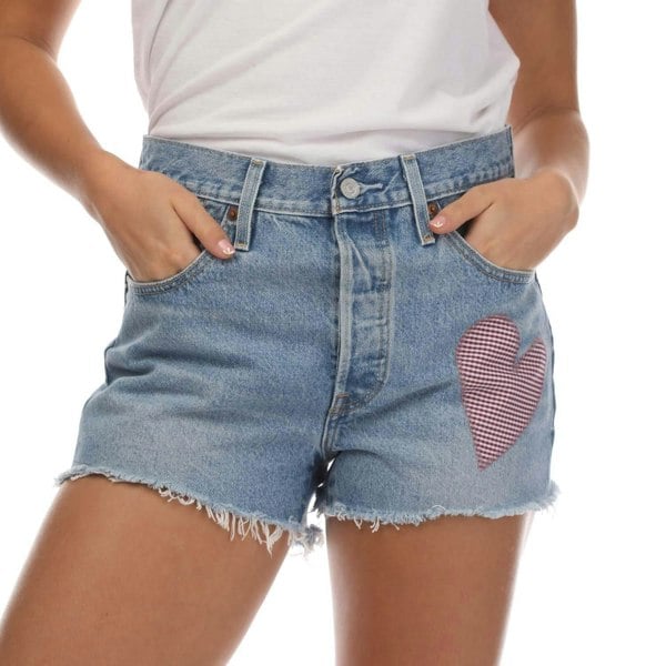 Levis Womens/Ladies 501 Original Shorts - Denim