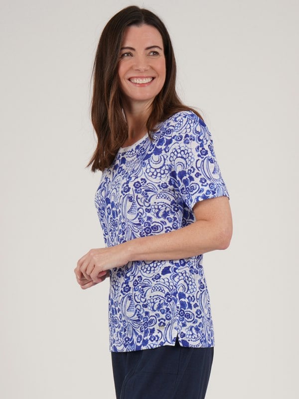 TIGI Paisley All-over-print Top