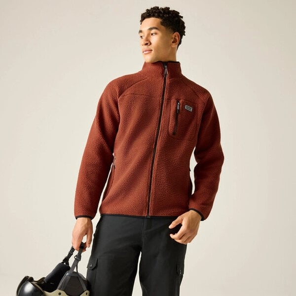 Dare 2B Mens Camber Recycled Polyester Fleece - Rustic Red