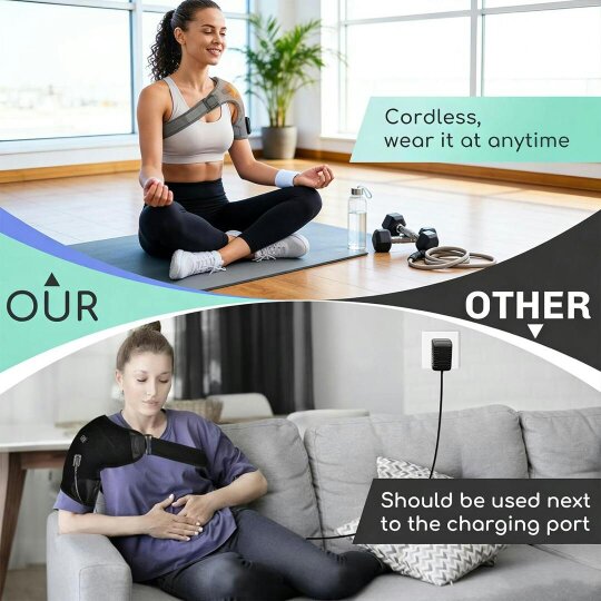 Havendro Rejuvacare Cordless Shoulder Massager with 3 Vibration Modes