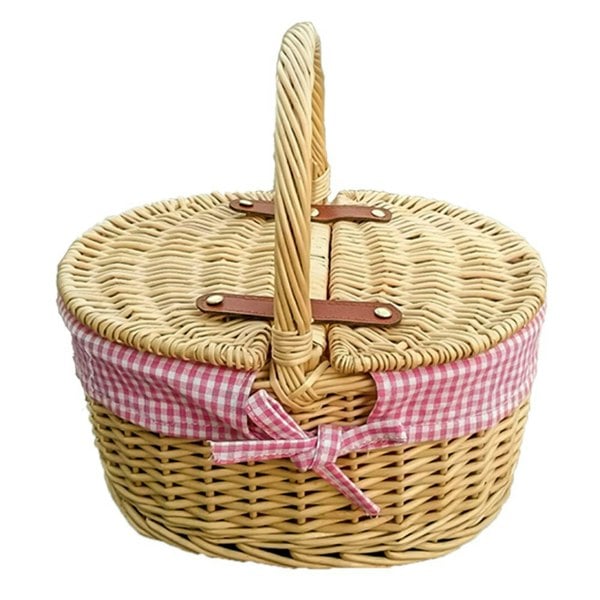 Wicker Picnic Baket with Lining