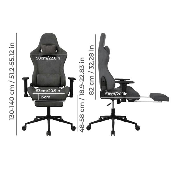 Levede Ergonomic Office Chair 165° Reclining Executive Chair Spring Foam Cushion