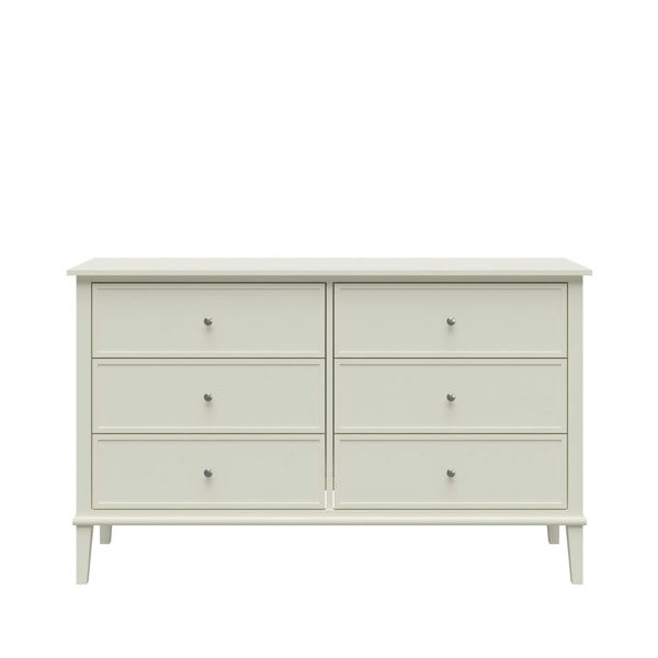 Dorel Home Franklin 6 Drawer Dresser Soft White