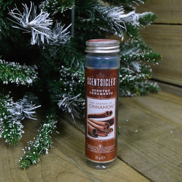 Samuel Alexander 6 Scentsicles Scented Hanging Ornaments Sticks - Two Dashes of Cinnamon