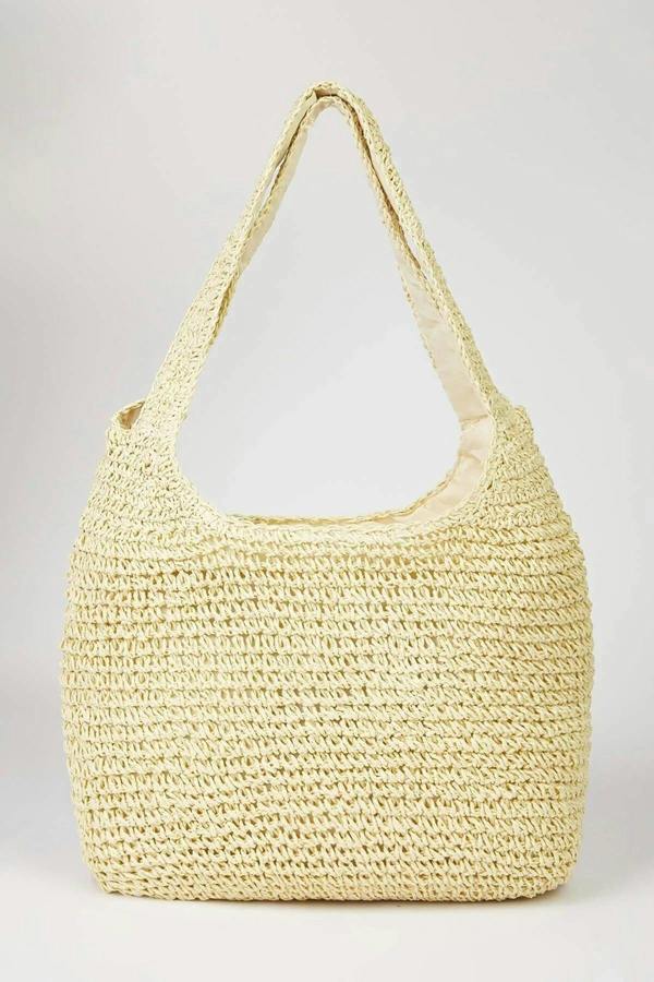 WOVCOR Woven Straw Women's Medium Size Shoulder Bag