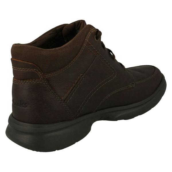 Clarks Mens Clarks Ortholite Featured Lace Up Ankle Boots Bradley Mid