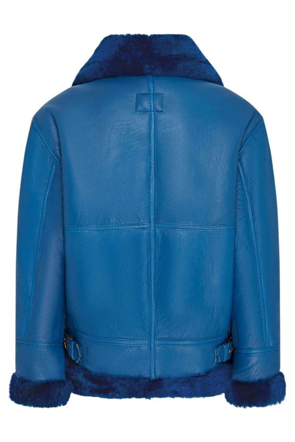 Infinity Leather Mens B3 Bomber RAF Aviator Sheepskin Jacket -Wyndham