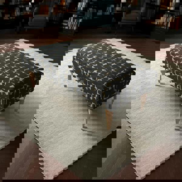 Luxury Hand - stitched Detail Seating Ottoman Bench – Multi - Functional Coffee Table - ISTOOLS