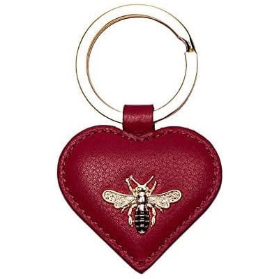 Mala Leather Leather Bumble Bee Keyring With Gift Dustbag