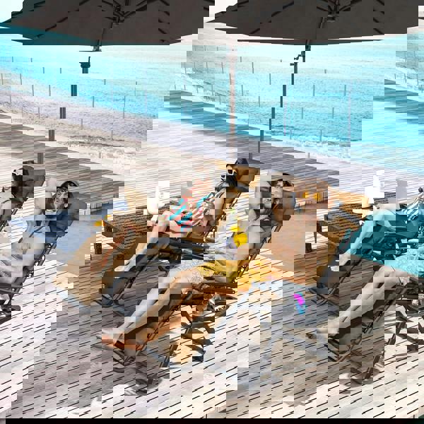 Outdoor Lounge Chair Set