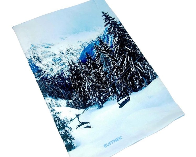 RUFFNEK® Alpine Pro Zero Neckwarmer – reversible design for skiing, snowboarding, and winter adventures. Lightweight and warm for outdoor activities.