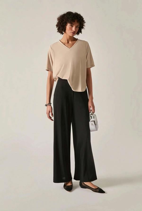 James Lakeland Black Palazzo Pants